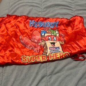 HEB superhero cape, 2 masks , and one band